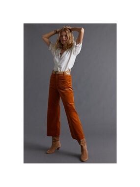 Maeve by Anthropologie 'The Colette' Corduroy Pants in Cedar